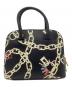 FURLA (フルラ) ハンドバッグ チェーンプリント ブラック：10000円