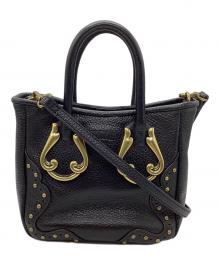 ANNA SUI（アナスイ）の古着「2WAYバッグ　マグノリア」｜ブラック