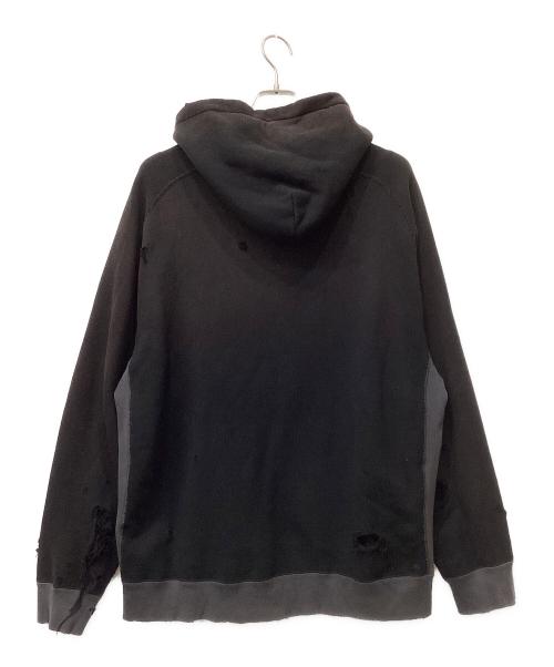 Needles（ニードルズ）Needles (ニードルズ) ダメージ加工プルオーバーパーカー ブラック サイズ:Lの古着・服飾アイテム