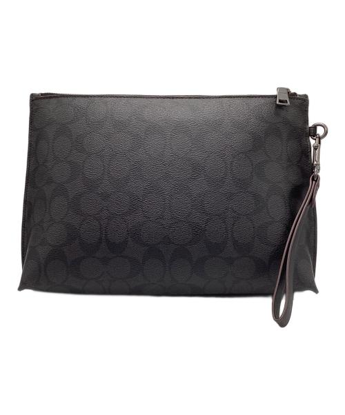 COACH（コーチ）COACH (コーチ) クラッチバッグ ブラックの古着・服飾アイテム