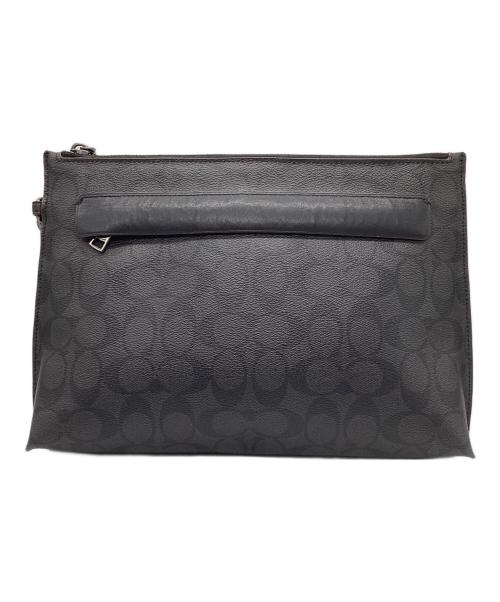 COACH（コーチ）COACH (コーチ) クラッチバッグ ブラックの古着・服飾アイテム