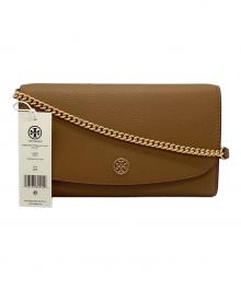 TORY BURCH（トリーバーチ）の古着「ショルダーバッグ　ロビンソンチェーンウォレット」｜キャメル