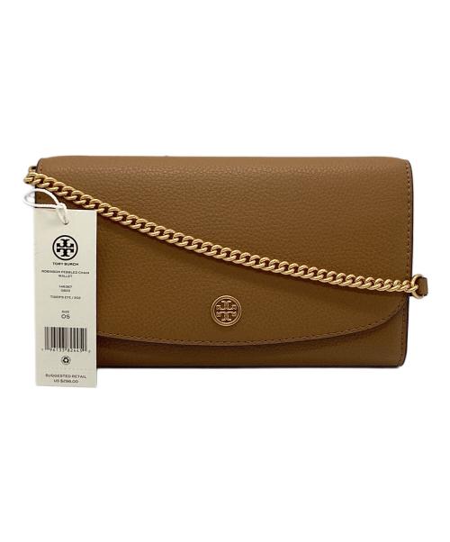 TORY BURCH（トリーバーチ）TORY BURCH (トリーバーチ) ショルダーバッグ　ロビンソンチェーンウォレット キャメルの古着・服飾アイテム
