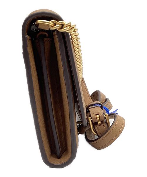 TORY BURCH（トリーバーチ）TORY BURCH (トリーバーチ) ショルダーバッグ　ロビンソンチェーンウォレット キャメルの古着・服飾アイテム