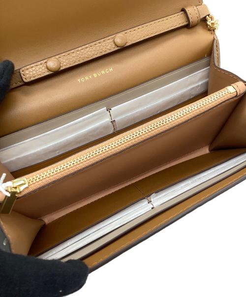 TORY BURCH（トリーバーチ）TORY BURCH (トリーバーチ) ショルダーバッグ　ロビンソンチェーンウォレット キャメルの古着・服飾アイテム