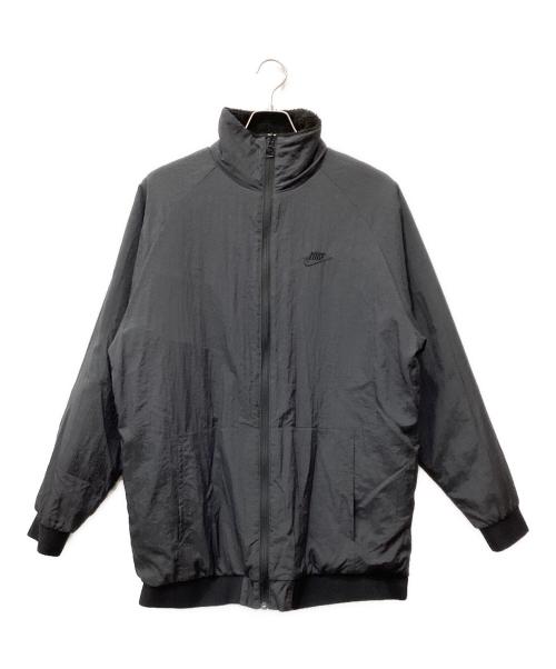NIKE（ナイキ）NIKE (ナイキ) REVERSIBLE SWOOSH FULL ZIP FLEECE JACKET ブラック×グレー サイズ:Sの古着・服飾アイテム