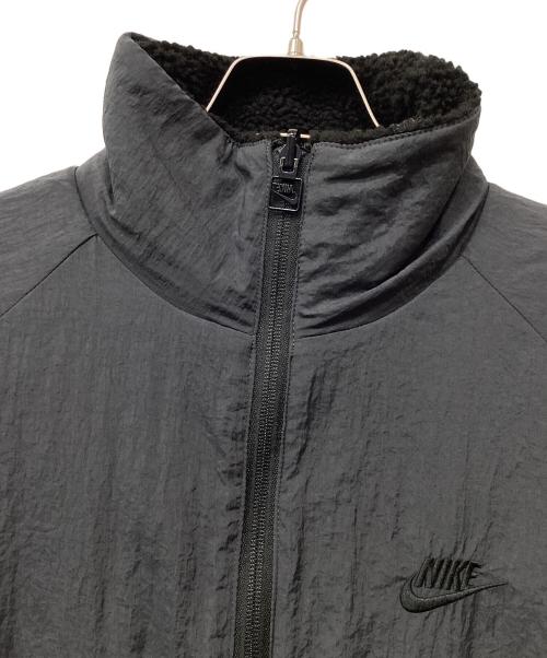 NIKE（ナイキ）NIKE (ナイキ) REVERSIBLE SWOOSH FULL ZIP FLEECE JACKET ブラック×グレー サイズ:Sの古着・服飾アイテム