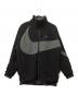 NIKE（ナイキ）の古着「REVERSIBLE SWOOSH FULL ZIP FLEECE JACKET」｜ブラック×グレー