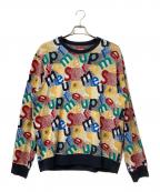 SUPREMEシュプリーム）の古着「Scatter Text Crewneck」｜マルチカラー