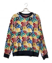 SUPREME（シュプリーム）の古着「Scatter Text Crewneck」｜マルチカラー