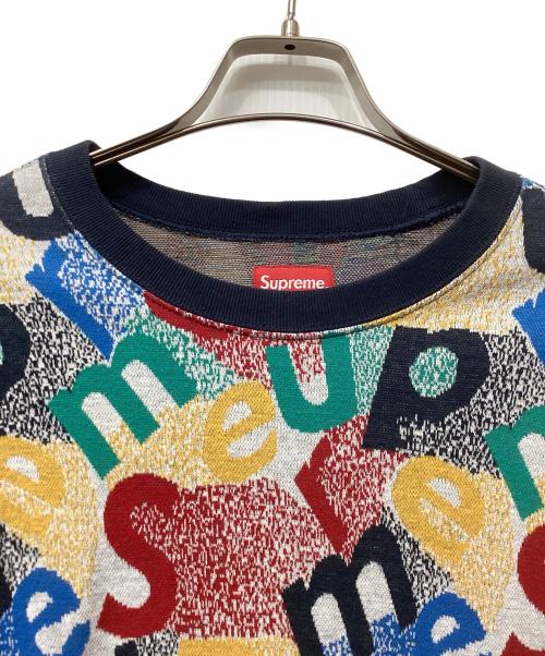 SUPREME（シュプリーム）SUPREME (シュプリーム) Scatter Text Crewneck マルチカラー サイズ:Mの古着・服飾アイテム