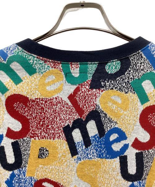 SUPREME（シュプリーム）SUPREME (シュプリーム) Scatter Text Crewneck マルチカラー サイズ:Mの古着・服飾アイテム