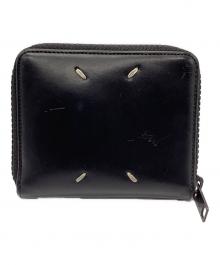 Maison Margiela（メゾンマルジェラ）の古着「4ステッチカーフレザーウォレット」｜ブラック