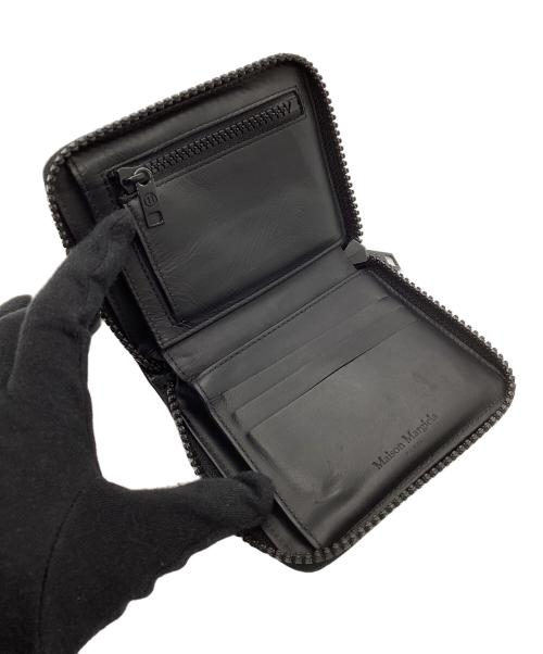 Maison Margiela（メゾンマルジェラ）Maison Margiela (メゾンマルジェラ) 4ステッチカーフレザーウォレット ブラックの古着・服飾アイテム