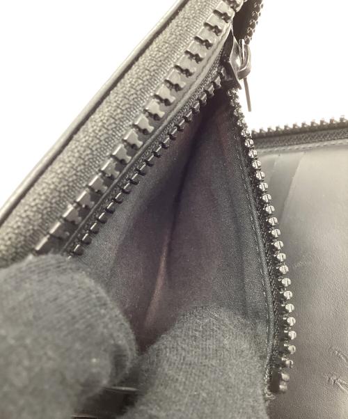 Maison Margiela（メゾンマルジェラ）Maison Margiela (メゾンマルジェラ) 4ステッチカーフレザーウォレット ブラックの古着・服飾アイテム