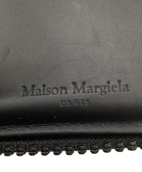 Maison Margiela（メゾンマルジェラ）Maison Margiela (メゾンマルジェラ) 4ステッチカーフレザーウォレット ブラックの古着・服飾アイテム