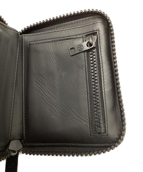 Maison Margiela（メゾンマルジェラ）Maison Margiela (メゾンマルジェラ) 4ステッチカーフレザーウォレット ブラックの古着・服飾アイテム