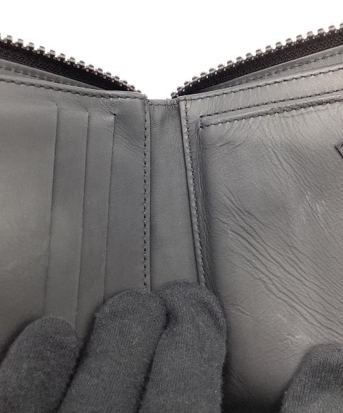 Maison Margiela（メゾンマルジェラ）Maison Margiela (メゾンマルジェラ) 4ステッチカーフレザーウォレット ブラックの古着・服飾アイテム