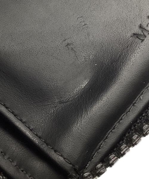 Maison Margiela（メゾンマルジェラ）Maison Margiela (メゾンマルジェラ) 4ステッチカーフレザーウォレット ブラックの古着・服飾アイテム