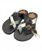 Orobiancoオロビアンコ）の古着「サンダル CHAYA」｜ブラウン×ホワイト