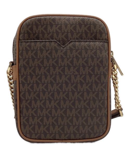 MICHAEL KORS（マイケル・コース）MICHAEL KORS (マイケル・コース) ショルダーバッグ ブラウンの古着・服飾アイテム