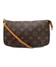 LOUIS VUITTON（ルイ ヴィトン）の古着「ポシェット・アクセソワール モノグラム」｜ブラウン
