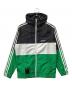 adidas（アディダス）の古着「ウインドブレーカー」｜ブラック×グリーン