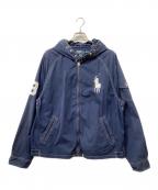 POLO RALPH LAURENポロ・ラルフローレン）の古着「ナイロンジャケット」｜ブルー