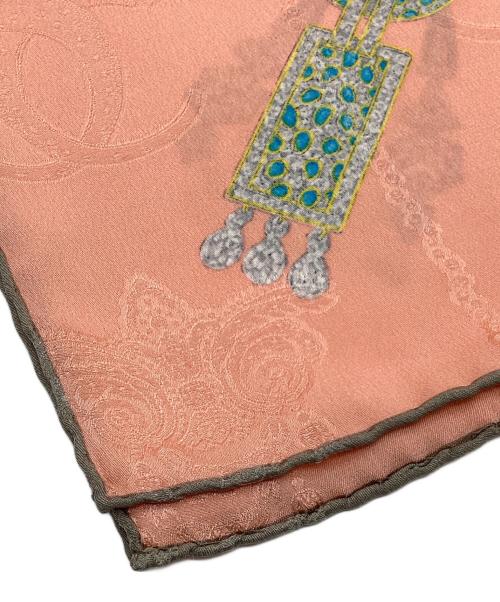 murt de cartier（マストドゥカルティエ）murt de cartier (マストドゥカルティエ) スカーフ ピンクの古着・服飾アイテム