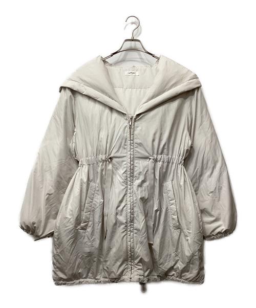 Snidel（スナイデル）Snidel (スナイデル) 西川 (ニシカワ) ダウンジャケット アイボリーの古着・服飾アイテム