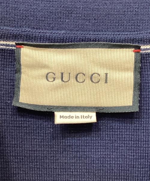 GUCCI（グッチ）GUCCI (グッチ) カーディガン ネイビー サイズ:Sの古着・服飾アイテム