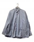jiedaジエダ）の古着「B.D CUTTING OVER SHIRT」｜ブルー