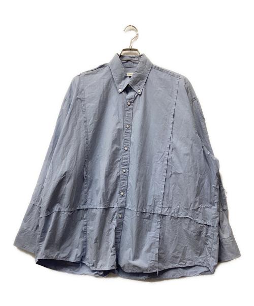 jieda（ジエダ）jieda (ジエダ) B.D CUTTING OVER SHIRT ブルー サイズ:2の古着・服飾アイテム