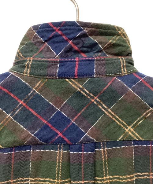 Barbour and wander（バブアーアアンドワンダー）Barbour and WANDER (バブアーアアンドワンダー) 長袖シャツ ネイビー×カーキ サイズ:USA Mの古着・服飾アイテム