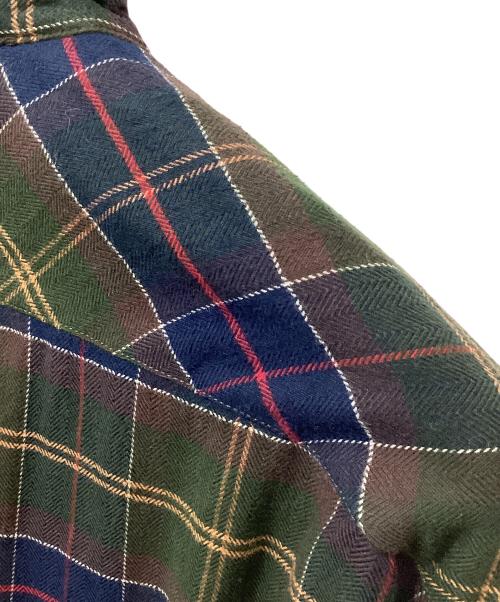 Barbour and wander（バブアーアアンドワンダー）Barbour and WANDER (バブアーアアンドワンダー) 長袖シャツ ネイビー×カーキ サイズ:USA Mの古着・服飾アイテム