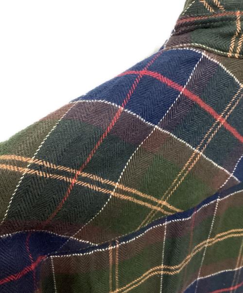 Barbour and wander（バブアーアアンドワンダー）Barbour and WANDER (バブアーアアンドワンダー) 長袖シャツ ネイビー×カーキ サイズ:USA Mの古着・服飾アイテム