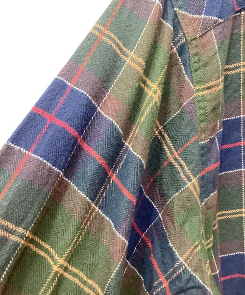 Barbour and wander（バブアーアアンドワンダー）Barbour and WANDER (バブアーアアンドワンダー) 長袖シャツ ネイビー×カーキ サイズ:USA Mの古着・服飾アイテム