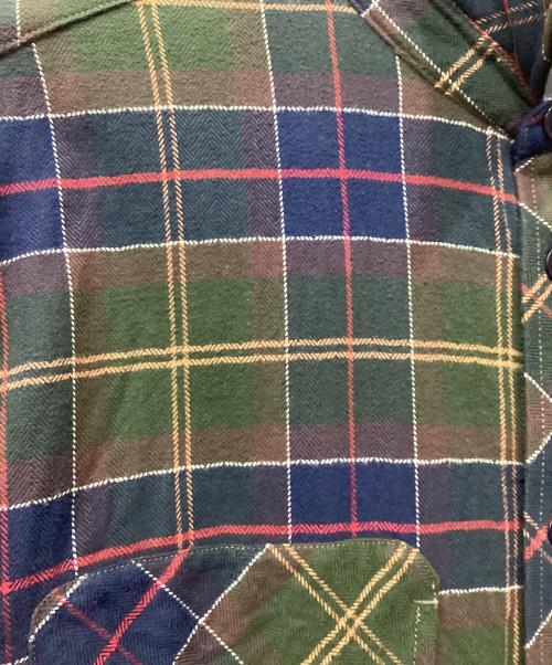 Barbour and wander（バブアーアアンドワンダー）Barbour and WANDER (バブアーアアンドワンダー) 長袖シャツ ネイビー×カーキ サイズ:USA Mの古着・服飾アイテム