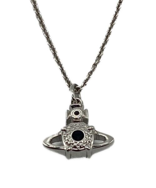 Vivienne Westwood（ヴィヴィアンウエストウッド）Vivienne Westwood (ヴィヴィアンウエストウッド) クリスタルオーブ　ネックレス スカイブルーの古着・服飾アイテム