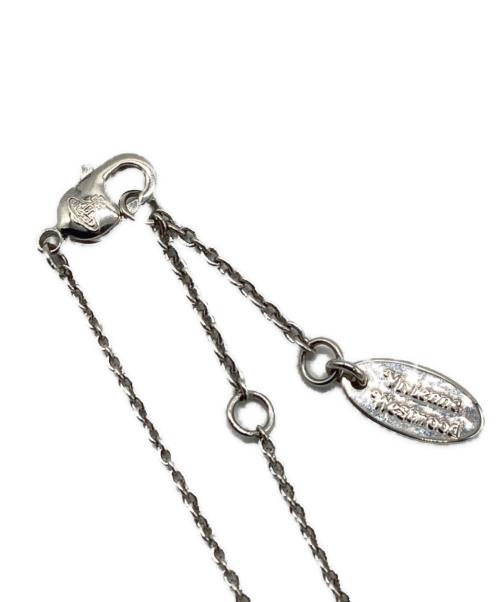 Vivienne Westwood（ヴィヴィアンウエストウッド）Vivienne Westwood (ヴィヴィアンウエストウッド) クリスタルオーブ　ネックレス スカイブルーの古着・服飾アイテム