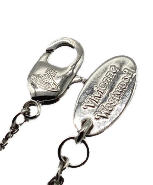 Vivienne Westwood（ヴィヴィアンウエストウッド）Vivienne Westwood (ヴィヴィアンウエストウッド) クリスタルオーブ　ネックレス スカイブルーの古着・服飾アイテム