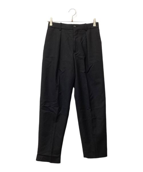 MARKAWARE（マーカウェア）MARKAWARE (マーカウェア) ペグトップトラウザー ブラック サイズ:2の古着・服飾アイテム