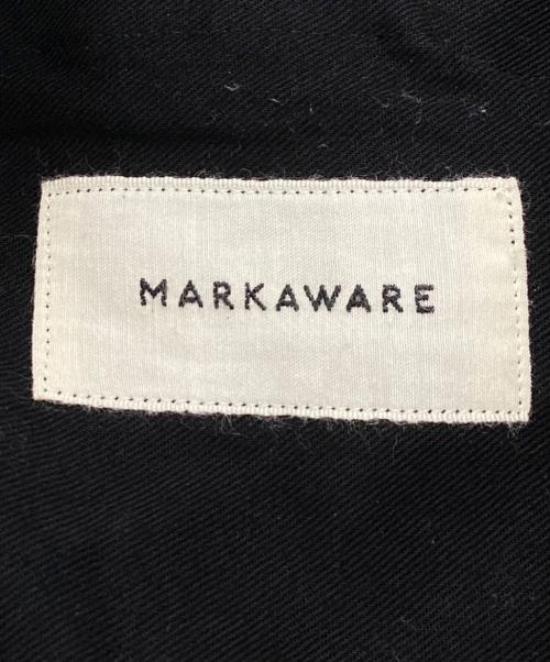 MARKAWARE（マーカウェア）MARKAWARE (マーカウェア) ペグトップトラウザー ブラック サイズ:2の古着・服飾アイテム