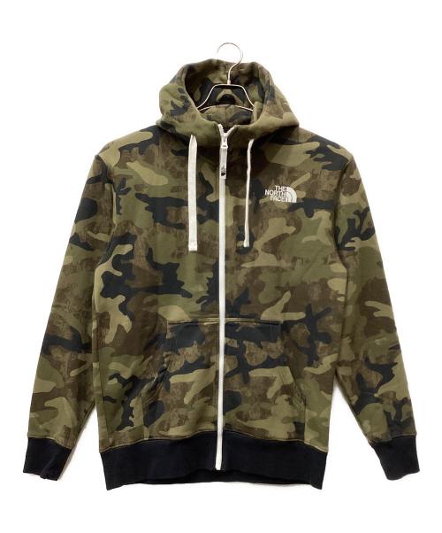 THE NORTH FACE（ザ ノース フェイス）THE NORTH FACE (ザ ノース フェイス) ノベルティリアビューフルジップフーディ カーキ サイズ:Mの古着・服飾アイテム