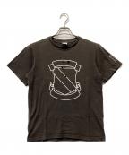 NUMBER (N)INEナンバーナイン）の古着「穴あきエンブレムTシャツ」｜ベージュ