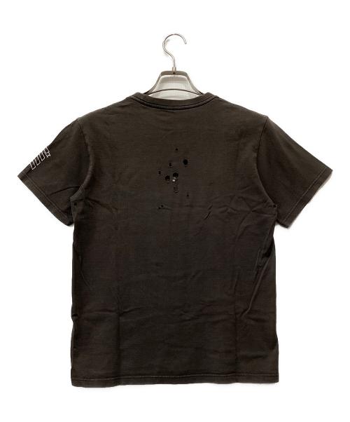 NUMBER (N)INE（ナンバーナイン）NUMBER (N)INE (ナンバーナイン) 穴あきエンブレムTシャツ ベージュ サイズ:3の古着・服飾アイテム
