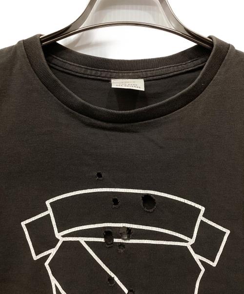 NUMBER (N)INE（ナンバーナイン）NUMBER (N)INE (ナンバーナイン) 穴あきエンブレムTシャツ ベージュ サイズ:3の古着・服飾アイテム