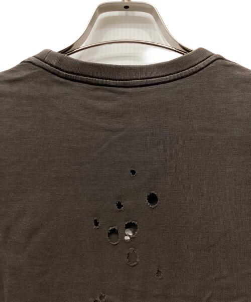 NUMBER (N)INE（ナンバーナイン）NUMBER (N)INE (ナンバーナイン) 穴あきエンブレムTシャツ ベージュ サイズ:3の古着・服飾アイテム