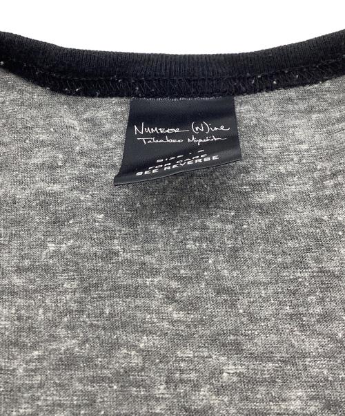 NUMBER (N)INE（ナンバーナイン）NUMBER (N)INE (ナンバーナイン) 長袖カットソー ハイスト期   グレー サイズ:2の古着・服飾アイテム