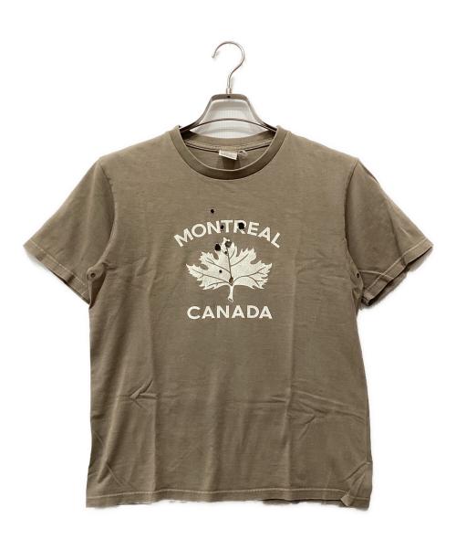 NUMBER (N)INE（ナンバーナイン）NUMBER (N)INE (ナンバーナイン) 半袖カットソー タイム期  モントリオール ベージュ サイズ:3の古着・服飾アイテム